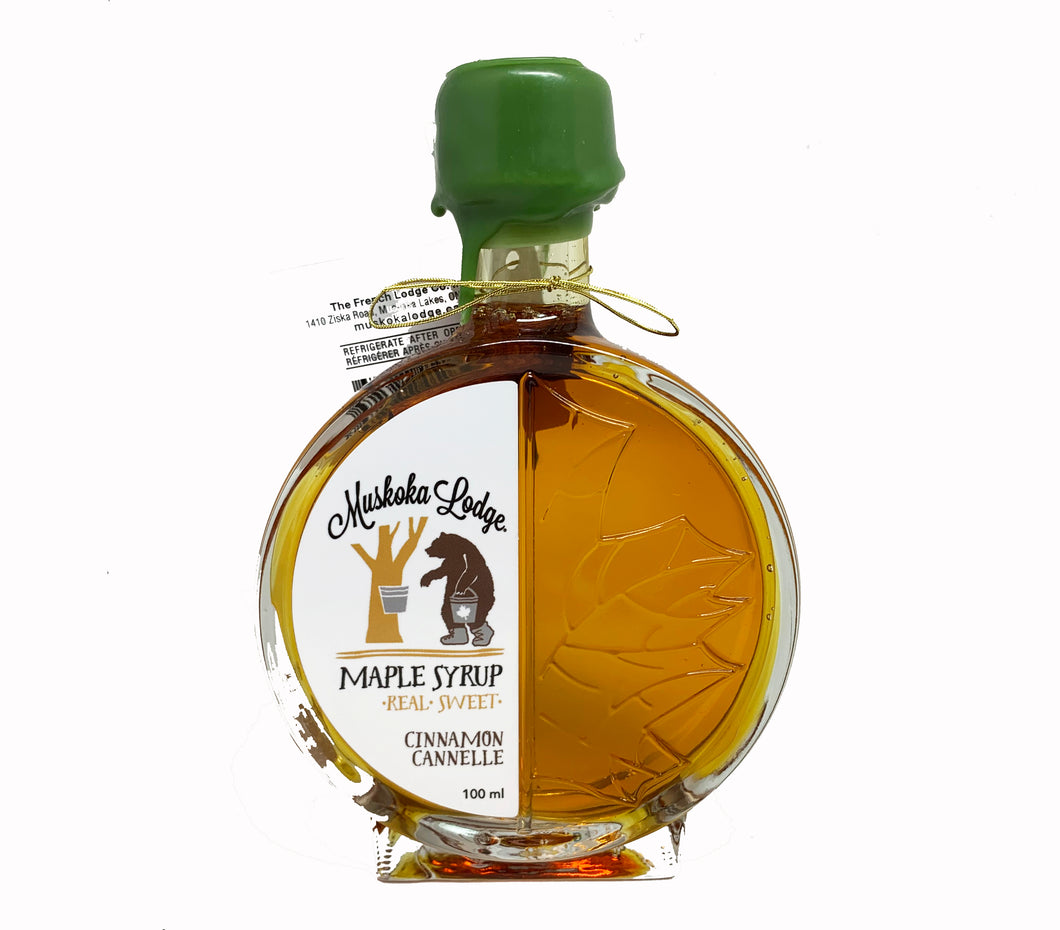 Cinnamon Infused Muskoka Lodge Maple Syrup -  100 ml