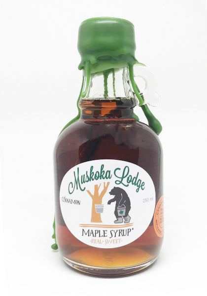 Cinnamon Infused Muskoka Lodge Maple Syrup -  250 ml